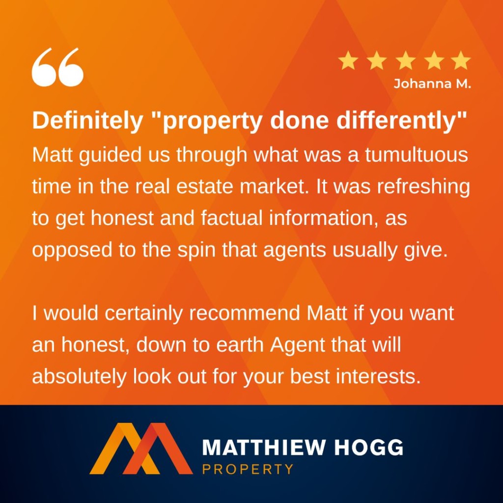 Testimonial - About Matthiew Hogg Property